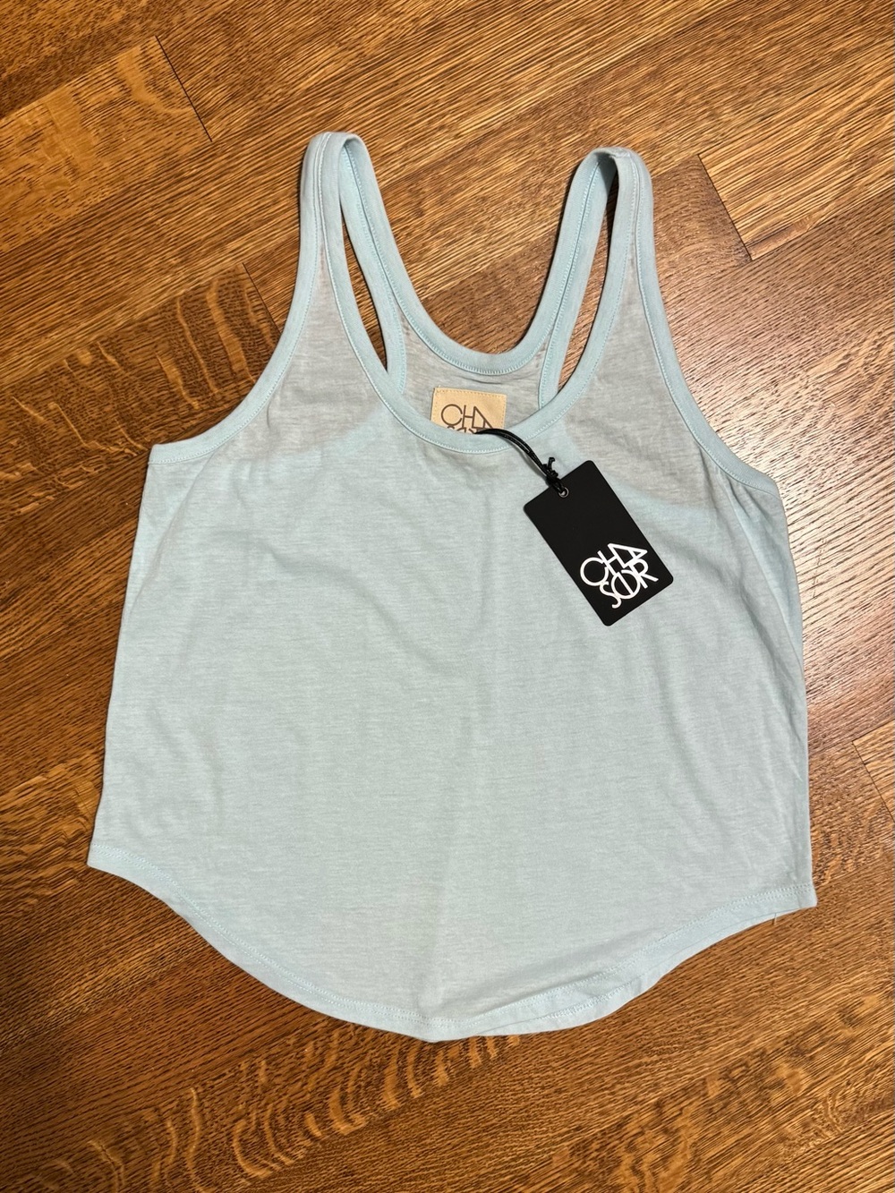 Chaser Pale Blue Racerback Tank. NWT. Size small.